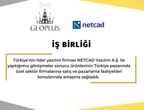 NETCAD ve GeoPlus İşbirliği