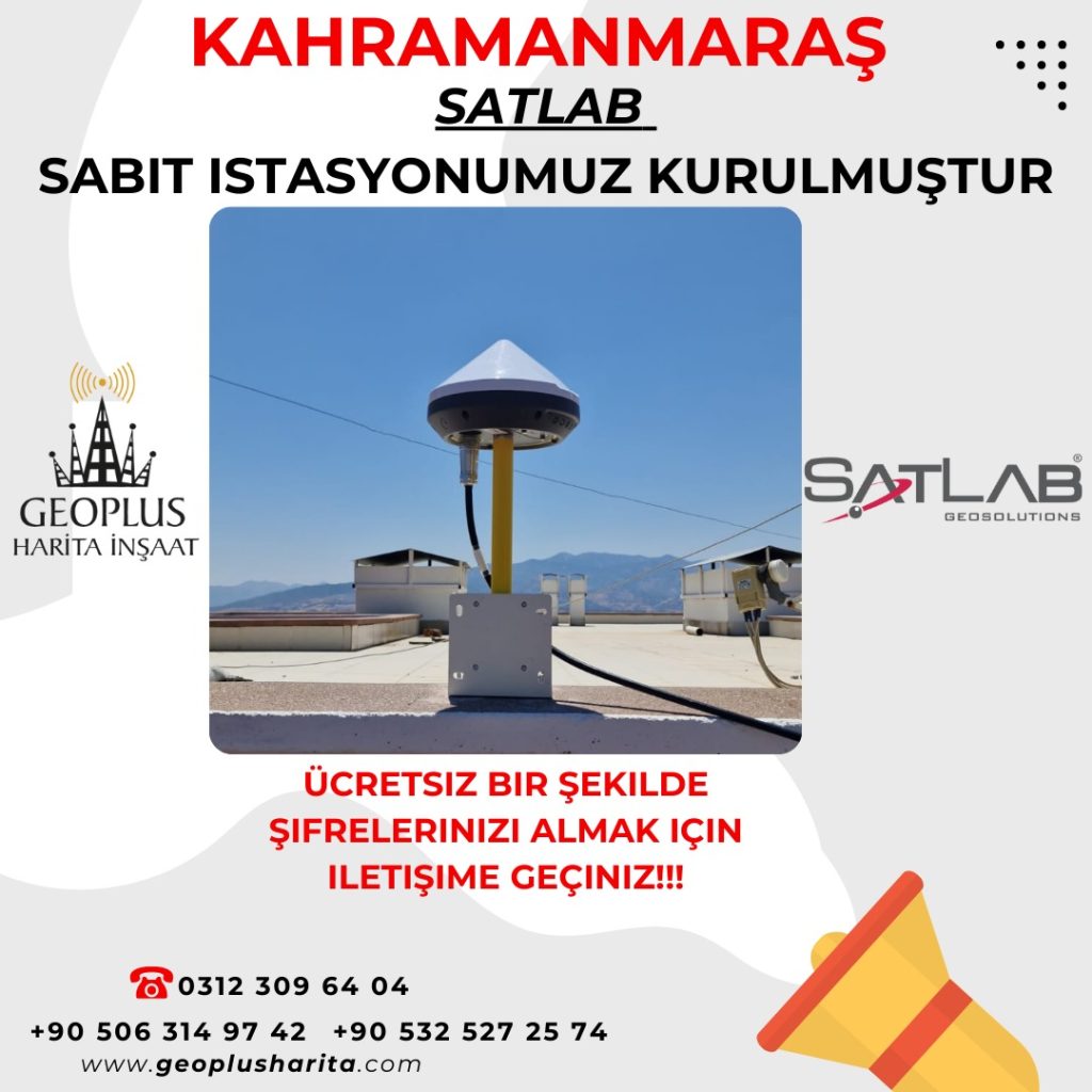 KAHRAMANMARAŞ SABİT İSTASYONUMUZ KURULMUŞTUR